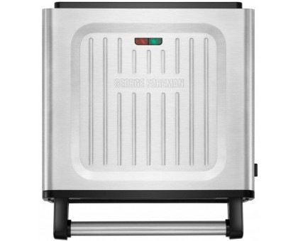 Гриль George Foreman прижимний Smokeless Grill 1575Вт, темп. режимів-1, з`ємні пластини, пластик, чорний Гриль George Foreman прижимний Smokeless Grill 1575Вт, темп. режимів-1, з`ємні пластини, пластик, чорний
