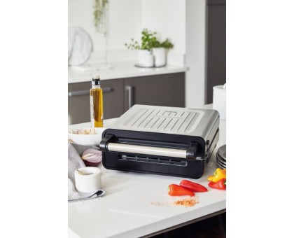 Гриль George Foreman прижимний Smokeless Grill 1575Вт, темп. режимів-1, з`ємні пластини, пластик, чорний Гриль George Foreman прижимний Smokeless Grill 1575Вт, темп. режимів-1, з`ємні пластини, пластик, чорний