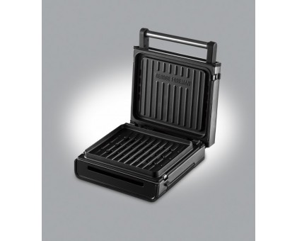 Гриль George Foreman прижимний Smokeless Grill 1575Вт, темп. режимів-1, з`ємні пластини, пластик, чорний Гриль George Foreman прижимний Smokeless Grill 1575Вт, темп. режимів-1, з`ємні пластини, пластик, чорний