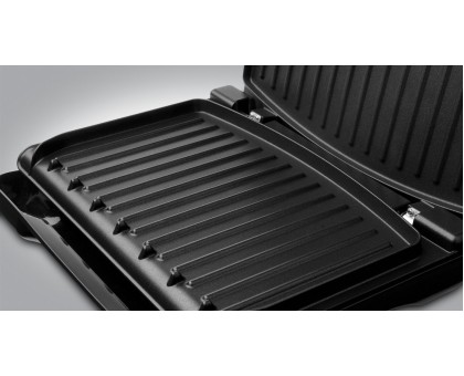 Гриль Russell Hobbs прижимний Family SteelGrill 1650Вт, темп. режимів-1, метал, червоно-чорний