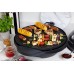 Гриль Russell Hobbs барбекю Indoor Outdoor 2400Вт, темп. режимів-5, діаметр- 43.5см, з`ємні пластини, метал, чорний