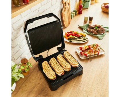 Гриль Tefal прижимний Inicio Classic 2000Вт, темп. режимів-3, метал, чорний