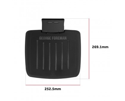 Гриль George Foreman прижимной Immersa Small, 1100Вт, темп. режимов-1, съёмные пластины, металл, пластик, черный Гриль George Foreman прижимной Immersa Small, 1100Вт, темп. режимов-1, съёмные пластины, металл, пластик, черный