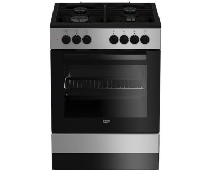 Плита Beko комби, 65л, 60x60см, конвекция, серебристый Плита Beko комби, 65л, 60x60см, конвекция, серебристый