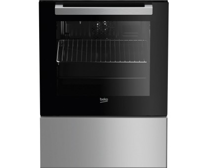 Плита Beko комбінована, 55л, 50x60см, конвекція, чавун, нерж