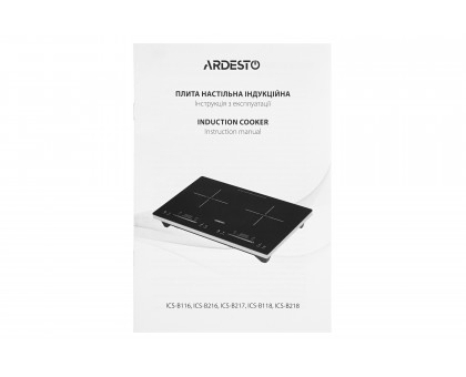 Плитка настільна Ardesto ICS-B116 індукційна, конфорок - 1 на 1.8кВт, керування - сенсорне, таймер, чорний Плитка настільна Ardesto ICS-B116 індукційна, конфорок - 1 на 1.8кВт, керування - сенсорне, таймер, чорний
