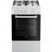 Плита Beko газова, 55л, 50x60см, білий