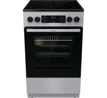 Плита Gorenje електрична склокерамічна, 70л, 50x60см, дисплей, програматор, сірий