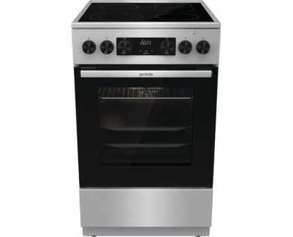 Плита Gorenje электрическая стеклокерамическая, 70л, 50x60см, дисплей, программатор, нерж Плита Gorenje электрическая стеклокерамическая, 70л, 50x60см, дисплей, программатор, нерж