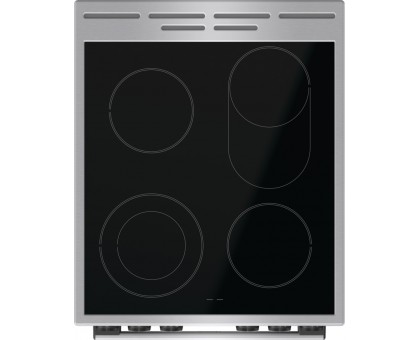 Плита Gorenje электрическая стеклокерамическая, 70л, 50x60см, дисплей, программатор, нерж Плита Gorenje электрическая стеклокерамическая, 70л, 50x60см, дисплей, программатор, нерж