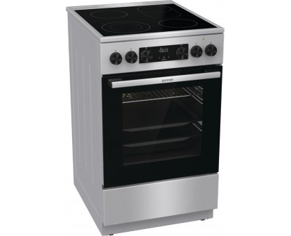 Плита Gorenje электрическая стеклокерамическая, 70л, 50x60см, дисплей, программатор, нерж Плита Gorenje электрическая стеклокерамическая, 70л, 50x60см, дисплей, программатор, нерж