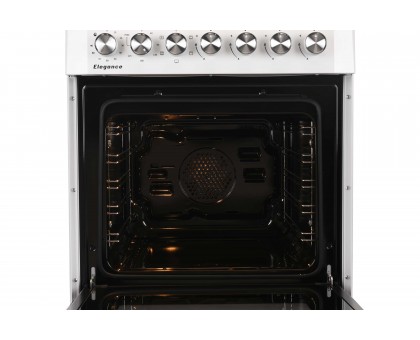 Плита ARDESTO комбі Elegance, 66л, 60x60см, конвекція, чавун, підсвічування, форсунки LPG (підключення газового балона), знімні направляючі, білий