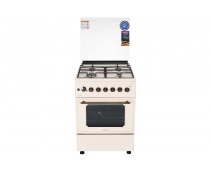 Плита ARDESTO комбі Line-R, 53л, 60x60см, конвекція, чавун, підсвічування, форсунки LPG (підключення газового балона), бежевий