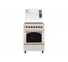 Плита ARDESTO комбі Line-R, 53л, 60x60см, конвекція, чавун, підсвічування, форсунки LPG (підключення газового балона), кремовий