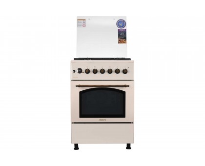 Плита ARDESTO комби Line-R, 53л, 60x60см, конвекция, чугун, подсветка, форсунки LPG (подключение газового баллона), кремовый Плита ARDESTO комби Line-R, 53л, 60x60см, конвекция, чугун, подсветка, форсунки LPG (подключение газового баллона), кремовый