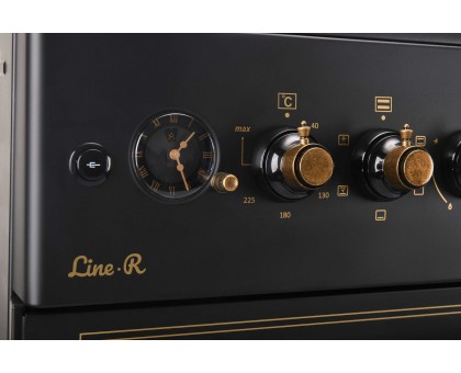 Плита ARDESTO комби Line-R, 53л, 60x60см, конвекция, чугун, подсветка, форсунки LPG (подключение газового баллона), черный Плита ARDESTO комби Line-R, 53л, 60x60см, конвекция, чугун, подсветка, форсунки LPG (подключение газового баллона), черный