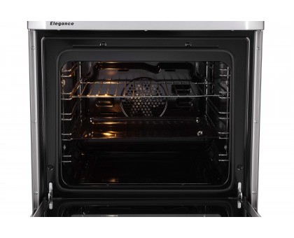 Плита ARDESTO комбі Elegance, 66л, 60x60см, конвекція, чавун, підсвічування, форсунки LPG (підключення газового балона), знімні направляючі, сірий