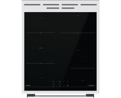 Плита Gorenje электрическая индукционная, 70л, 50x60см, дисплей, программатор IconLed, обьединение комфорок, белый Плита Gorenje электрическая индукционная, 70л, 50x60см, дисплей, программатор IconLed, обьединение комфорок, белый
