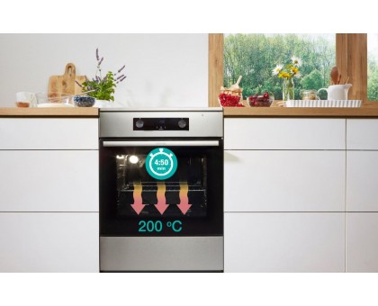 Плита Gorenje электрическая стеклокерамическая, 71л, 60x60см, дисплей, программатор, нерж Плита Gorenje электрическая стеклокерамическая, 71л, 60x60см, дисплей, программатор, нерж