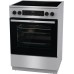 Плита Gorenje электрическая стеклокерамическая, 71л, 60x60см, дисплей, программатор, нерж