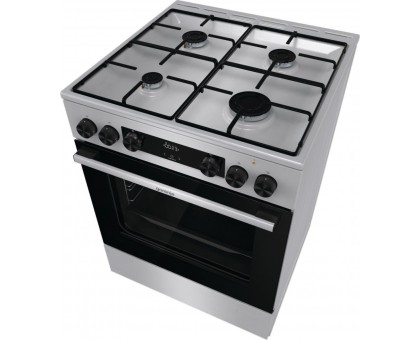 Плита Gorenje комбінована, 71л, 60x60см, дисплей, емальовані реш, програматор IconLed,нерж Плита Gorenje комбінована, 71л, 60x60см, дисплей, емальовані реш, програматор IconLed,нерж