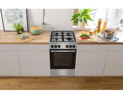 Плита Gorenje газова, 70л, 50x60см, чавун, нерж Плита Gorenje газова, 70л, 50x60см, чавун, нерж