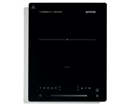 Плитка настольная Gorenje индукионная, комф. - 1 на 2кВт, управл. - сенсорное, черный Плитка настольная Gorenje индукионная, комф. - 1 на 2кВт, управл. - сенсорное, черный