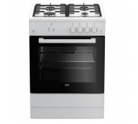 Плита Beko газова, 60л, 60x60см, білий