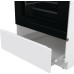Плита Gorenje электрическая стеклокерамическая, 70л, 50x60см, дисплей,  приготовление с паром, программатор, белый
