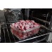 Плита Gorenje комбінована, 62л, 50x60см, дисплей, програматор, приготування на пару, емальовані реш, чорний