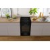 Плита Gorenje комбінована, 62л, 50x60см, дисплей, IconLed, емальовані, чорний