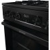 Плита Gorenje комбінована, 62л, 50x60см, дисплей, IconLed, емальовані, чорний