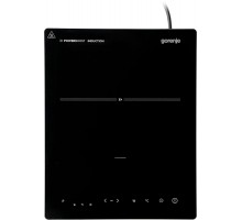Плитка настільна Gorenje індукційна, конфорок - 1 на 2кВт, керування - сенсорне, таймер, чорний