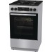 Плита Gorenje комби, 62л, 50x60см, дисплей, IconLed,эмалированные, титан