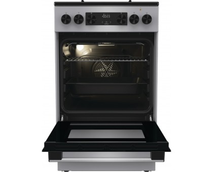 Плита Gorenje комби, 62л, 50x60см, дисплей, IconLed,эмалированные, титан Плита Gorenje комби, 62л, 50x60см, дисплей, IconLed,эмалированные, титан