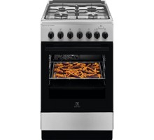 Плита Electrolux комбінована, 58л, 50x60см, конвекція, пара, нерж
