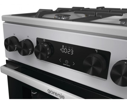 Плита Gorenje комбінована, 70л, 50x60см, дисплей, чавун, нерж Плита Gorenje комбінована, 70л, 50x60см, дисплей, чавун, нерж