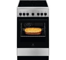 Плита Electrolux електрична склокерамічна, 58л, 50x60см, конвекція, пара, нерж