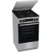 Плита Gorenje комбінована, 70л, 50x60см, дисплей, IconLed, емальовані, нерж
