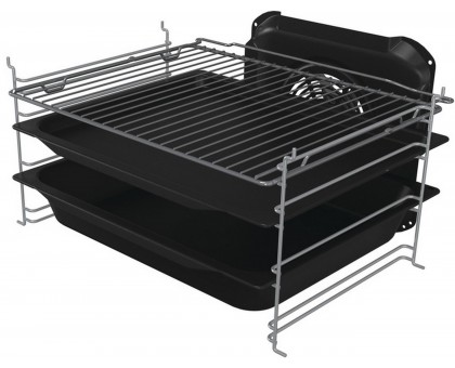 Плита Gorenje комби, 70л, 50x60см, дисплей, чугун, черный Плита Gorenje комби, 70л, 50x60см, дисплей, чугун, черный