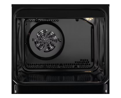Плита Electrolux електрична склокерамічна, 57л, 50x60см, дисплей, конвекція, мангальна підставка, білий Плита Electrolux електрична склокерамічна, 57л, 50x60см, дисплей, конвекція, мангальна підставка, білий