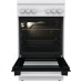 Плита Gorenje комби, 68л, 50x60см, эмалированные реш, с крышкой, белый