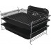 Плита Gorenje комби, 70л, 50x60см, IconLed, чугун, с крышкой, белый