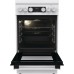 Плита Gorenje комби, 70л, 50x60см, IconLed, чугун, с крышкой, белый
