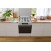 Плита Gorenje комби, 71л, 60x60см, дисплей, IconLed, чугун, белый