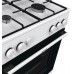 Плита Gorenje газова, 72л, 60x60см, емальовані, з кришкою, білий