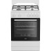Плита Beko газовая,64л, 60x60см, таймер, белый