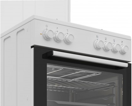 Плита Beko комби, 66л, 60x60см, конвекция, белый Плита Beko комби, 66л, 60x60см, конвекция, белый