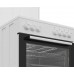 Плита Beko комби, 66л, 60x60см, конвекция, белый