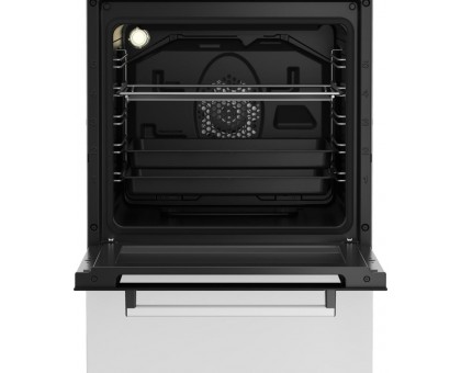 Плита Beko комбінована, 60л, 50x60см, дисплей, конвекція, чавун, білий Плита Beko комбінована, 60л, 50x60см, дисплей, конвекція, чавун, білий